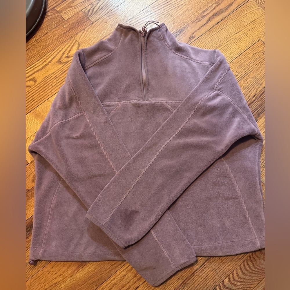 Primark   Soft  Fleece  Sweatshirt  purple Small Quarter-Zip Pullover